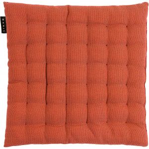 Pepper Elégante Galette De Chaise 40x40 Cm,Coton,Lavable En Machine,Rouille - Neuf