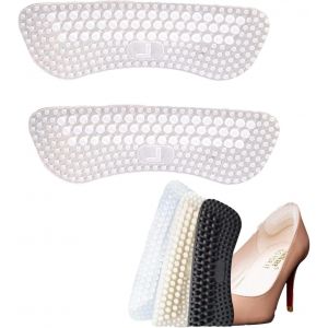 Kalanka-1 Paires De Coussinet Talon Chaussure En Gel Silicone Autocollants Pour Chaussures Invisibles Protege Talon Pour Femmes Et Hommes Protection Talon Chaussure Sport Antid&eacute;rapant Protege Transpa - Neuf