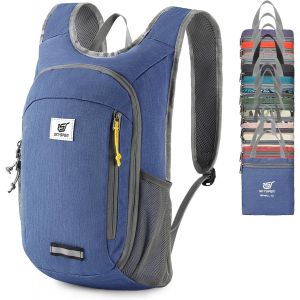KALANKA-Sac à Dos Pliable Ultraléger 10L, Étanche Sac à dos de Voyage Sac à dos de Randonnée pour la Randonnée les Voyages en Ville Homme Femme - Neuf
