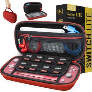 Shiba-Etui Pour Nintendo Switch Lite, Deluxe Housse Rigide De Rangement Zippée En Matériau Durable Anti-Choc Pour La Console Ninte[2 - Neuf
