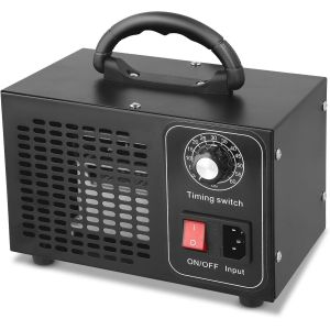 Checarzhn--No1-Générateurs D'ozone, 60 000 Mg/H, Grande Capacité, Purificateur D'air Avec Fonction Minuterie, Éliminateur D'odeurs Industriel, Machine Commerciale O3, Ion Ur D'ozone Pour Chambre, Fer - Neuf