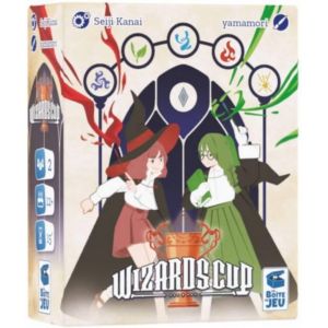 Eryi-Blackrock Games Wizards Cup - Jeu De Société Stratégique Pour 2 Joueurs - Jeu De Cartes - Duel Tactique - 12 Ans Et Plus - Réflexion - Format Poche - La Boite De Jeu - Neuf