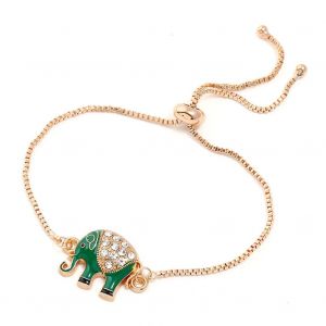Bracelet Pendentif En Alliage De Style Eurasien (Elephant) - Neuf