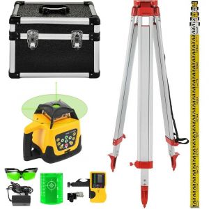 Niveau Laser SIHAO Lumière Rouge Rotation À 360 Degrés Avec Fonction De Mise À Niveau Automatique 220 V - Neuf