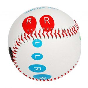 Balle De Baseball Bullet, Entra&icirc;nement Au Baseball, Balle De Baseball De 9 Pouces Avec Placement Des Doigts Code Par Couleur - Neuf