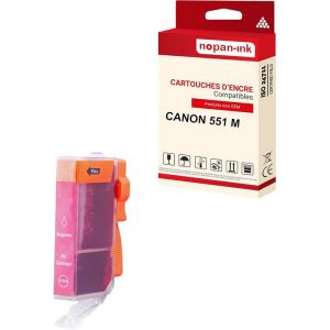 NOPAN-INK - x1 Cartouche compatible pour CANON CLI 551 XL CLI 551XL Magenta 6445B001 - Neuf