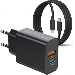 45W Chargeur Usb C Et Cable Pour Samsung Galaxy A56 5G/S25 Ultra/S25 Plus/S25/S24/S24+/S24 Fe/S24 Ultra/S23/S23 Ultra/S22 S21 S20/Z Fold5 6/Z Filp 5 6/A36 A26 A16/A55 A25 A35 A53 Rapide Prise Secteu - Neuf