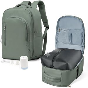 KALANKA-Sac à Dos Sous Vide Voyage 40x30x20 Sac à Dos Voyage Cabine 40x20x25 Ryanair,Bagage Cabine 45x36x20 Easyjet Bagage à Main Avion Femme Sac à Dos Ordinateur Portable Imperméable pour Travail Ho - Neuf