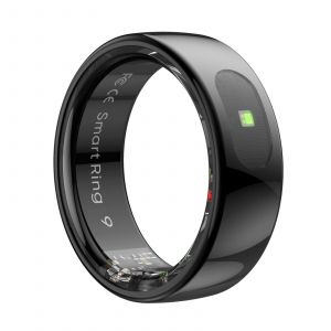 Bague Connect&eacute;e Or Suivi Sant&eacute; Sport Et Sommeil &Eacute;tanche Bluetooth 5.2 Noir Yonis - Neuf