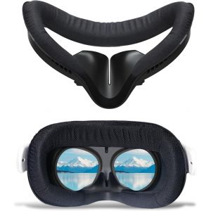 Compatible Avec Les Accessoires Vr Oculus Quest 2, Coussinet De Protection En Mousse Respirante Pour Meta Quest 2, Coussin Confortable De Rechange Pour Le Visage Vr - Neuf