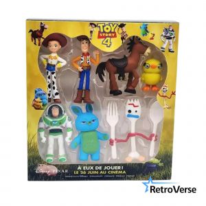 Coffret 7 Jouets Toy Story 4 Disney Pixar Buzz l&iquest;&Eacute;clair Woody Figurines - Neuf