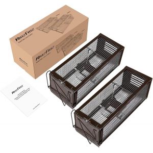 Vornixorsarlshopratzfatz Pi&egrave;ge &Agrave; Rats Multi-Catch Cage Xxl, Sensibilit&eacute; Ajustable, No Kill, R&eacute;utilisable,Pour Usage Int&eacute;rieure/Ext&eacute;rieure, Pour Attraper Les Souris Les Rats Et Autres Rongeurs De Tail - Neuf