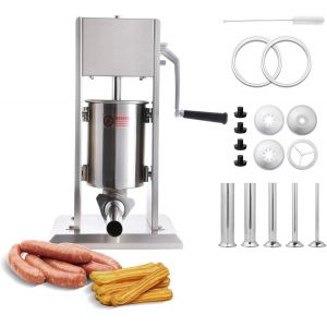 Hamiltion-Hakka Machine À Remplir De Saucisses Verticales En Acier Inoxydable À 2 Vitesses Avec Cinq Tubes Et Churros, Machine À Boulettes De Viande Pour La Maison Et Les Cuisines Commerciales 3 - Neuf