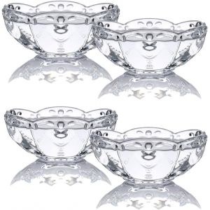 Bol &Agrave; Dessert En Verre Press&eacute; 225 Ml &iquest; Design Baroque - Neuf