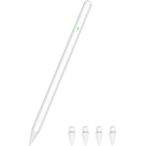 Stylet pour iPad 2018-2024, Charge Rapide Stylet pour iPad 10e g&eacute;n&eacute;ration avec Sensible &agrave; L'inclinaison Rejet de Paume, Pencil avec iPad Pro 13''/12,9''/11'', iPad 10/9/8/7/6, iPad Mini 6/5,Air 5/4/3 - Neuf