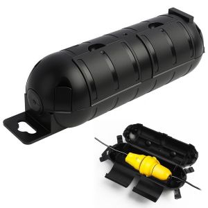 Bo&icirc;te de rangement &eacute;tanche IP44 pour c&acirc;ble de jardin,Boite Etanche Electrique Exterieur,Protection ext&eacute;rieure - Bo&icirc;te &Eacute;tanche,pour rallonge, prises de jardin, Outil &eacute;lectrique (black) - Neuf