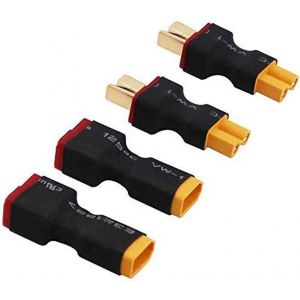 Kal-2 Paires Sans Fils Xt30 À Deans T Plug Femelle Mâle Adaptateur Sans Fil Connecteur Pour Rc Fpv Drone Voiture Lipo Nimh Chargeur De Batterie Esc-Kalanka - Neuf