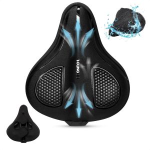 Housse De Selle De Vélo,Couvre Selle Gel,Housse Selle De Ultra Confortable Pour Vtt,Vélo De Ville,E-Bike Etc,Pour Hommes Et Femmes.[E12] - Neuf
