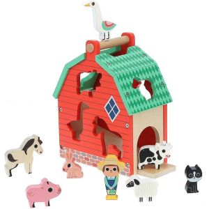 ChenQuanSarl-Ma Belle Ferme Des Formes - Ingela P.Arrhenius - Jouet Educatif - Développe L'Imaginaire Et Le Vocabulaire Sur Les Animaux - Pour Enfants À Partir De 2 Ans - Neuf