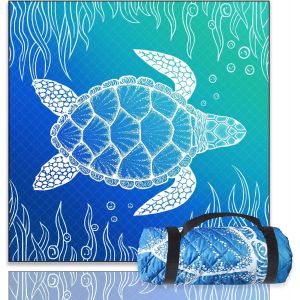 Ulteronixshop-Couverture Pique Nique Tapis de Plage Natte Anti Sable 200x200 Imperm&eacute;able Nappe Picnic Blanket Impermeable xxl Exterieur Camping Jardin Serviette Pliable Drap Vacances Accessoire Trave - Neuf