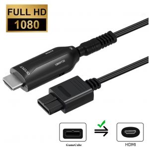 C&acirc;ble Nintendo GameCube vers HDMI 1080p &iquest; 1 m &iquest; Adaptateur Vid&eacute;o Audio Plug & Play pour GameCube &iquest; Connexion HDMI Directe &iquest; Stra&szlig;e Game&reg; - Neuf