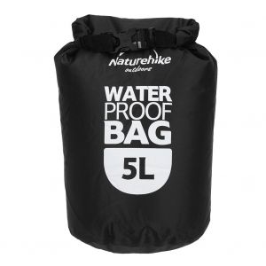 Sac de plage etanche avec fenetre transparente (noir - 5 L) - Neuf
