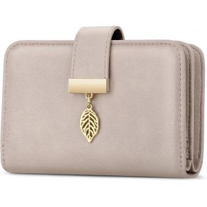 Portefeuille Femme Blocage Rfid Portefeuilles En Cuir Petit Porte Monnaie Avec Bracelet, Fermeture Eclair, 14 Emplacements De Cartes, Porte Carte Femme Cuir, Coffret Cadeau Inclut - Neuf