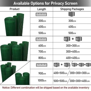 Canisse Pvc Brise Vue, Paravent De Jardin, Piscines, Palissade En Pvc R&eacute;sistant Aux Uv, Intemp&eacute;ries, Vert 160 X 900 Cm - Neuf