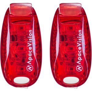 Subzonal-Everlightfx Lumière De Sécurité Led Recharge Usb (2 Pièces) Par Apace - Éclairage Arrière Super Lumineux Idéal Pour Les Joggeurs, Les Chiens, Comme Feu De Vélo Clignotant, Éclairage Arrière - Neuf