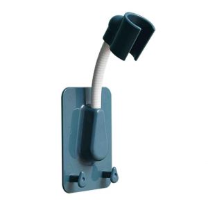 Support mural r&eacute;glable pour pommeau de douche, sans per&ccedil;age - Neuf