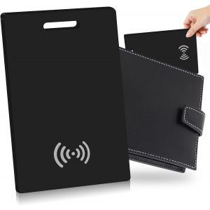 VornixorSarlshop-Carte de suivi portefeuille fine : localisateur de portefeuille rechargeable, &eacute;tanche IP68, carte de suivi de portefeuille avec Apple Find My, pour &eacute;tiquette de bagage, t&eacute;l&eacute;phone, po - Neuf