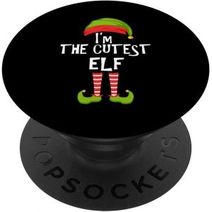 Asas-Je Suis Le Plus Mignon Des Elfs,Le Pyjama De Noël Familial Popsockets Popgrip-Support Et Grip Pour Smartphone/Tablette Avec Un Top Interchangeable - Neuf