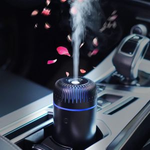 Diffuseur de voiture humidificateur aromathérapie diffuseur d'huiles essentielles USB Cool Mist mini diffuseur portable pour voiture maison bureau chambre (noir) - Neuf