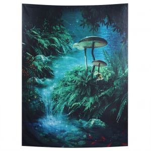 Hjlian Tapis De Plage Suspendu Style Cabane Dans Les Arbres 3d, Tapisserie Pour Pique-Nique, 150 X 150 Cm - Neuf