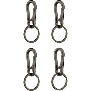 KAL-Porte Clés,4 Pcs Mousqueton Porte Clé Crochet Porte Clef Porte Clef Voiture Hommes Femmes - Neuf