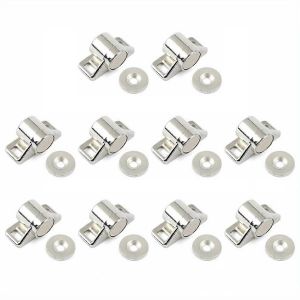 10PCS Serrure de porte d'armoire magn&eacute;tique avec aimant n&eacute;odyme Armoire Loquet Fermeture Mat&eacute;riel pour Cuisine - Neuf