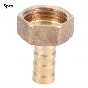 Raccord de tuyau en laiton, queue cannelee de 10 mm, filetage femelle BSP 1/8"", 1/4"", 1/2"", 3/8"", 3/4"" (1/2"") - Neuf