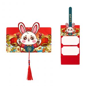 Nouveau Cadeau De L'ann&eacute;e Des Sacs Pliable Rouge Enveloppes 17.3 X 9,5 Cm Multicolore 2/10 Fentes Festival Du Printemps De Fournitures De Papier Argent De La Chance - Neuf