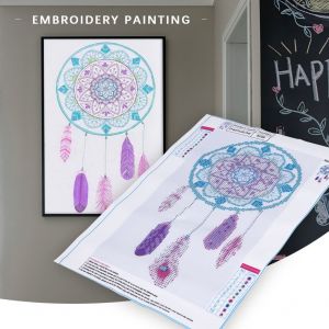Kit De Broderie En Strass Fait A La Main, Peinture Au Point De Croix, Artisanat Pour Decoration Murale De Maison - Neuf