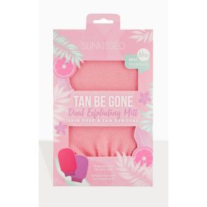 Sunkissed - Gants Effaceur D'autobronzant Exfoliant Double Face, Rose - Neuf
