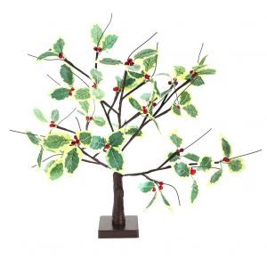 HJLIAN Lampe LED d'interieur 24 pieces en forme d'arbre fruitier realiste, luminaire decoratif pour la maison, les fetes, les bars d'hotel - Neuf