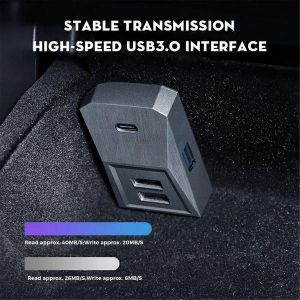 Hub USB pour mod&egrave;le Y,hub multiport 4 en 1 pour bo&icirc;te &agrave; gants - Neuf