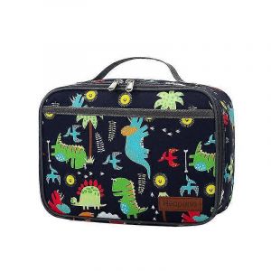 Bo&icirc;te &agrave; lunch pour enfants Sac souple isol&eacute; Mini glaci&egrave;re Retour &agrave; l&iquest;&eacute;cole Ensemble fourre-tout de repas isol&eacute; pour filles, gar&ccedil;ons, dinosaures - Neuf