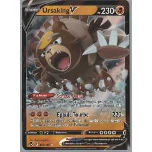 Carte Pokemon - Ursaking V - 102/195 - Ultra-Rare - Eb12 Tempete Argentee - - Neuf
