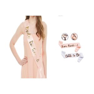 Ensemble de 7 ceintures pour enterrement de vie de jeune fille avec ceintures pour la mari&eacute;e et son &eacute;quipe - Neuf