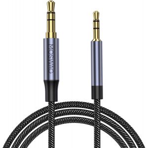 LORANKA-C&acirc;ble Jack St&eacute;r&eacute;o de Rechange 3,5 mm &agrave; 2,5 mm M&acirc;le,1M, Mateurs de Musique/Audiophiles,Joueurs/E-Sportifs,&Eacute;tudiants/&Eacute;ducatio&iquest;Attention: Pas de commandes int&eacute;gr&eacute;es au c&acirc;ble.&iquest; - Neuf