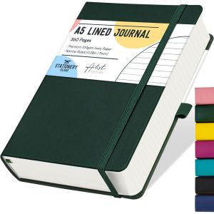 A5 Carnet De Notes, Carnet Lign&eacute; &Eacute;pais De 360 Pages, Journal Lign&eacute; Avec Couverture Rigide De 100gsm Pour &Eacute;crire, Travailler, &Eacute;tudier, Agenda - Neuf