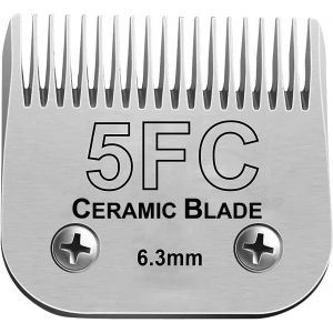 Jgd-T&ecirc;te De Coupe Peignes De Rechange Compatible Avec Oster Animaux Tondeurs, Wahl Et Andis, Lame En C&eacute;ramique Compatible Avec Andis 5fc 6.3mm - Neuf