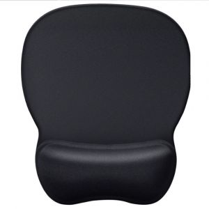 Noir tapis de Souris Ergonomique avec Gel Support de Poignet, Confortable tapis de Souris avec de Doux Repos de Poignet de Surface et de la Non-Dérapant Base d'unité centrale pour - Neuf