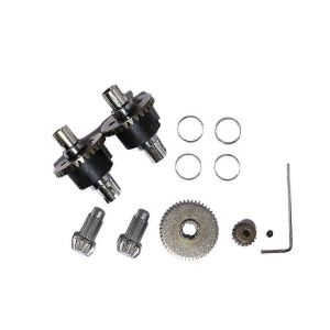 pignon de mise à niveau de différentiel en métal,engrenage principal,engrenage de moteur et pièce de jeu de vis pour voiture RC 1:16 16101 16102 16103 - Neuf